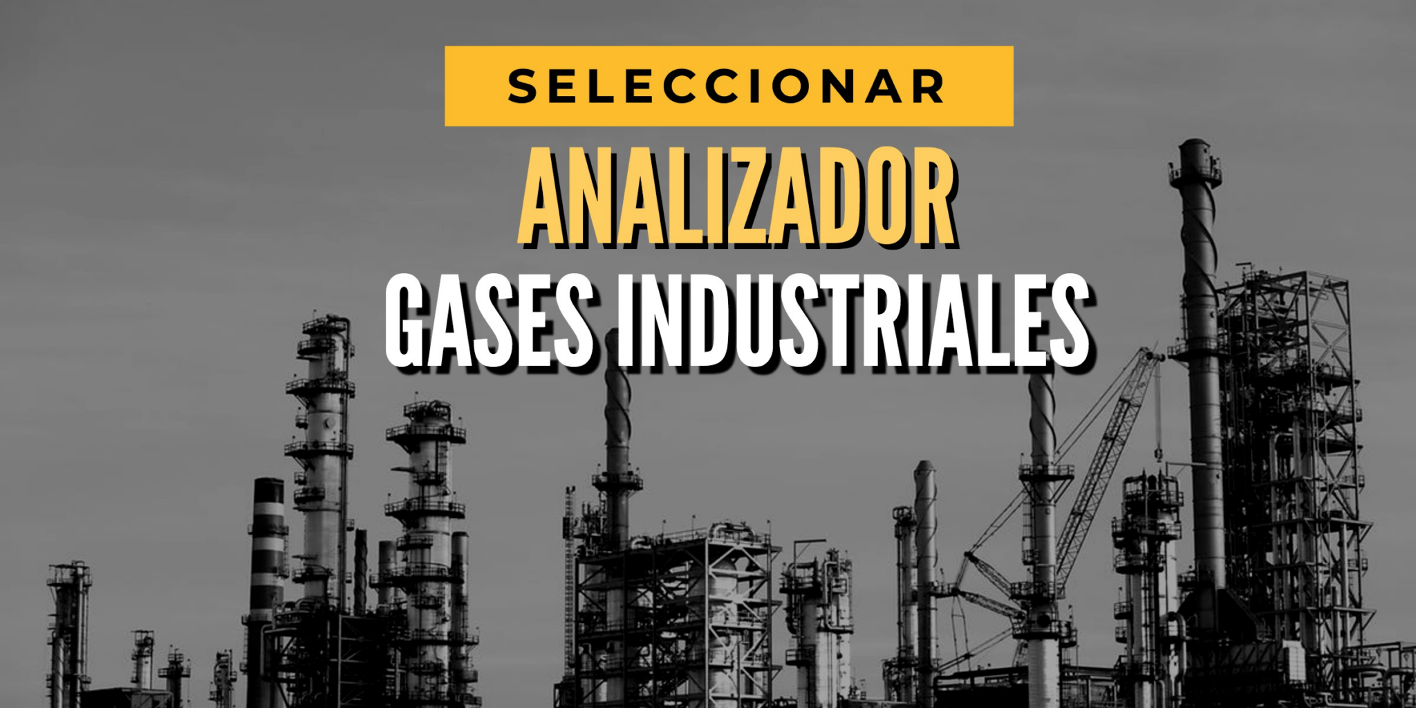 Seleccionar el analizador de gases industriales