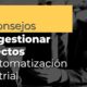 Gestionar proyectos de automatización industrial