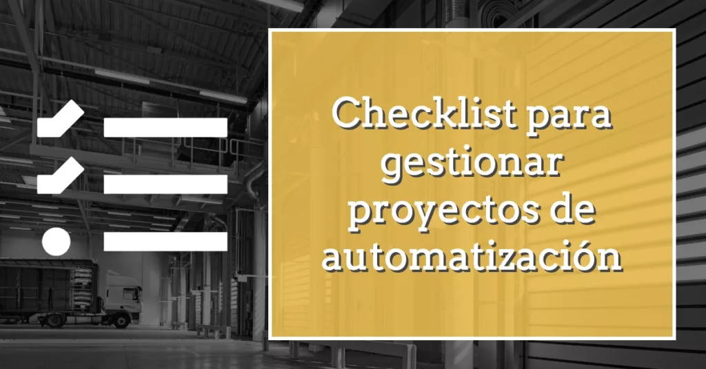 Gestionar proyectos de automatización