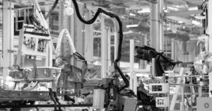 Robots para la fabricación de productos electrónicos