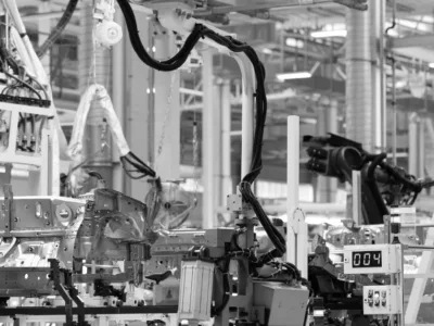 Robots para la fabricación de productos electrónicos