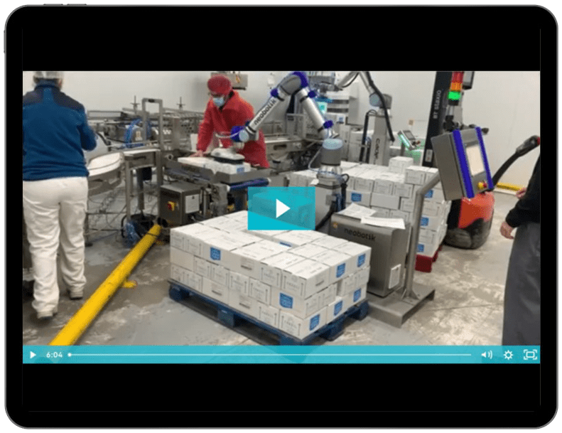 Neobotik mockup videoguia Conoce los pasos para elegir tú robot paletizador