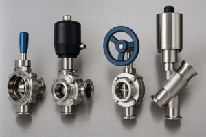 Características Técnicas Clave de Válvulas Sanitarias