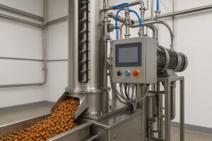 Cocedor industrial para alimentos de mascotas