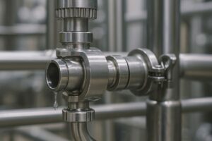 Fugas en válvulas sanitarias de acero inoxidable