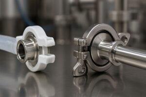 Abrazaderas de Acero vs Un Solo Uso en Bioprocesos