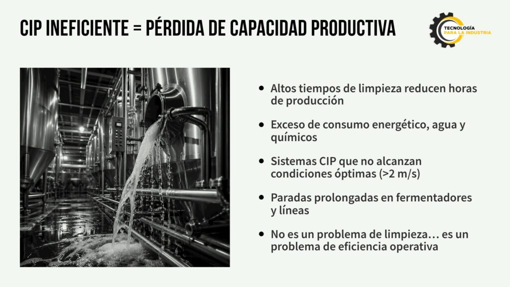 Optimización de limpieza CIP en Cerveceras