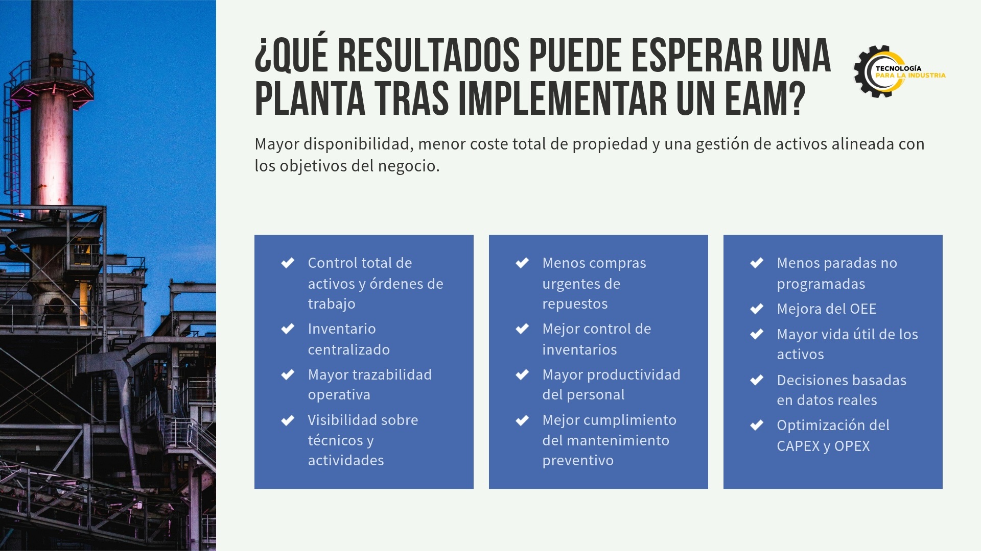 Gestión de Activos Industriales