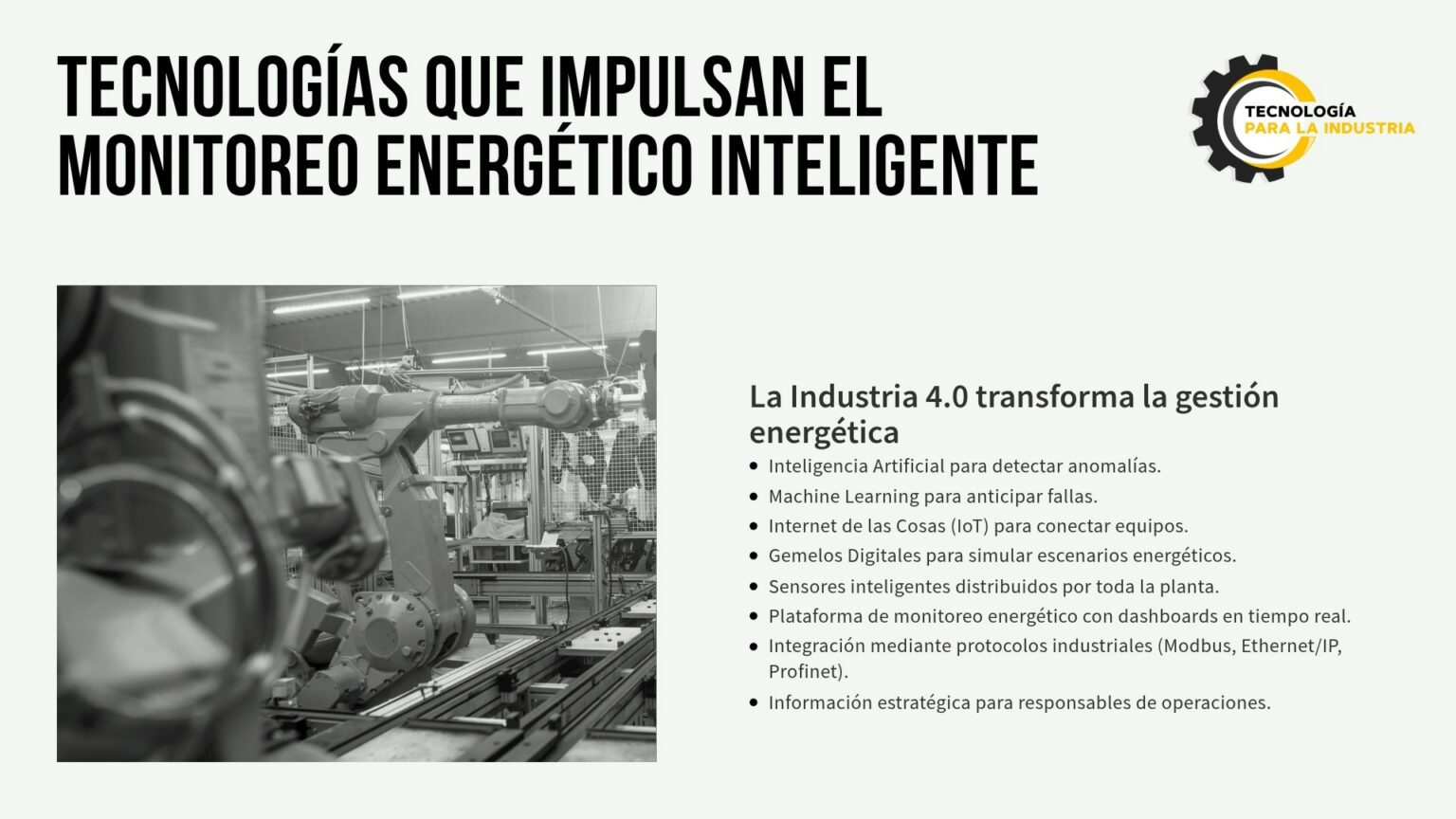 Monitoreo de calidad de la energía en plantas industriales