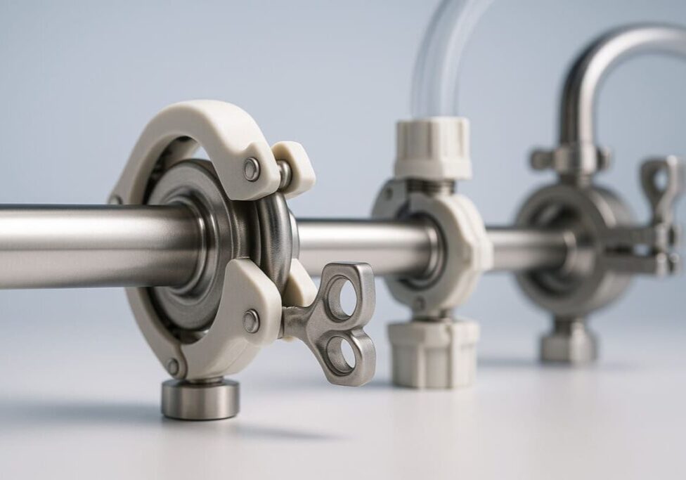 Abrazadera Sanitaria para Laboratorios