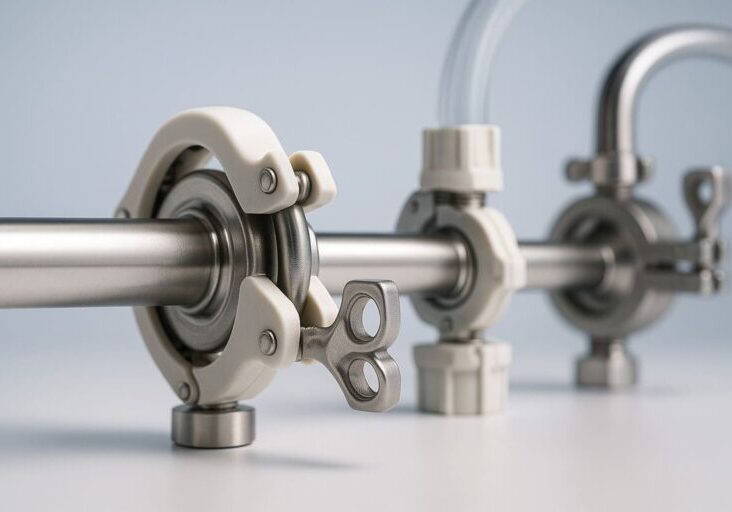 Abrazadera Sanitaria para Laboratorios