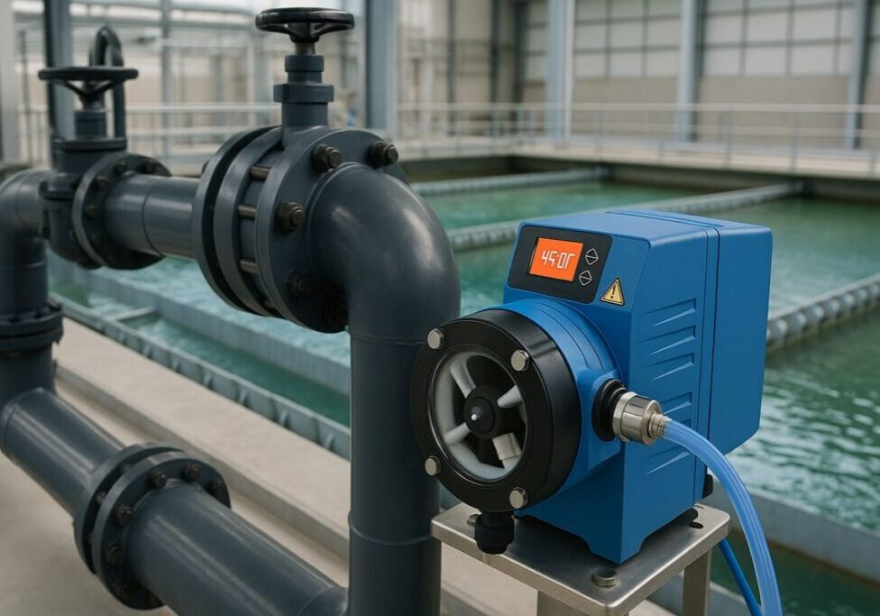 Bombas Peristálticas para Desinfección de Aguas Residuales