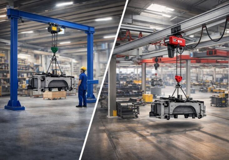 Grúas KBK en Talleres Industriales: Cómo Diseñar Sistemas de Elevación Flexibles y Escalables